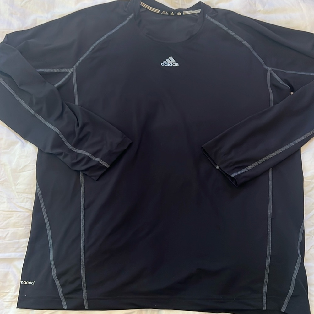 Adidas black long sleeve shirt